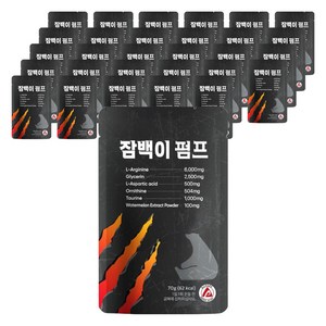 잠백이 펌프 헬스부스터, 70ml, 30개