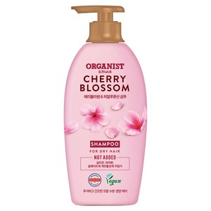 오가니스트 엘라스틴 수분 영양 샴푸 체리블라썸, 750ml, 1개