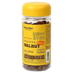 그린너트 달콤바삭 호두정과, 140g, 1개