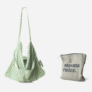 마스마룰즈 남녀공용 래빗에코백 + 파우치 세트