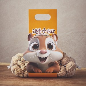 소원을 말해봐 다람쥐 피호두 160g + 피땅콩 120g 세트, 1세트