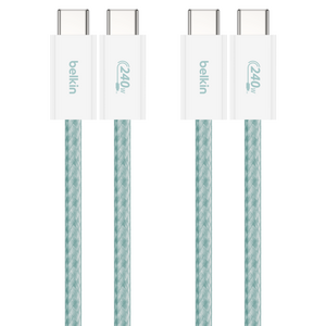 벨킨 C타입-C타입 USB 부스트차지 브레이디드 240W 고속 충전 케이블 CAB019
