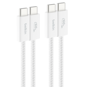벨킨 C타입-C타입 USB 부스트차지 브레이디드 60W 고속 충전 케이블 CAB018