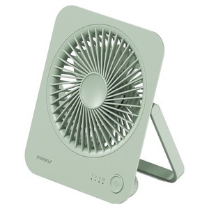 무아스 플랫스퀘어 탁상용 무선 선풍기