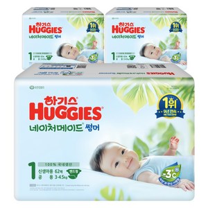 하기스 2025 네이처메이드 썸머 밴드형 여름슬림기저귀 남여공용, 1단계, 186매