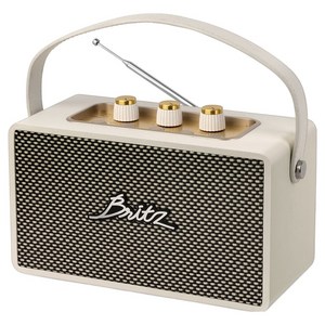 브리츠 엔틱 스테레오 FM라디오 블루투스 스피커