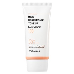 웰라쥬 리얼 히알루로닉 톤업 선크림 SPF50+ PA++++, 50ml, 1개