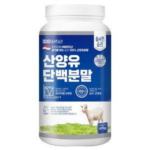 올바른습관 산양유 단백질 분말, 670g, 1개