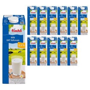 프리쉴리 독일 멸균우유 3.5%, 1L, 12개