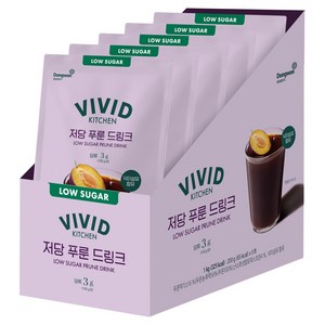 비비드키친 저당 푸룬 드링크, 200g, 5개