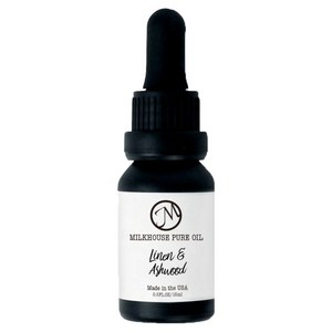 밀크하우스캔들 퓨어 퍼퓸 오일 린넨 애쉬우드, 1개, 15ml