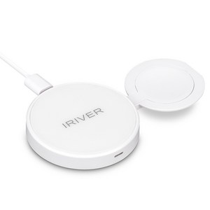 아이리버 마그네틱 15W 2in1 무선 고속 충전기