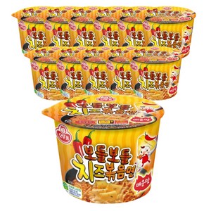 오뚜기 보들보들 치즈 볶음면 매운맛 용기 100g, 12개