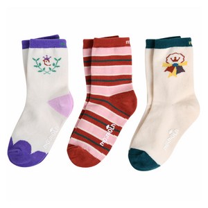 모이몰른 아동용 에밀리 양말 3종 세트 M241SOA04P