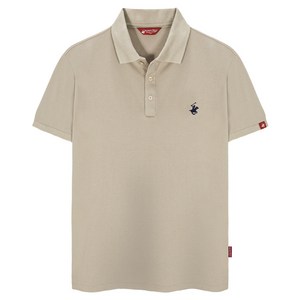 비버리힐스폴로클럽 남녀공용 자수 로고 PK 반팔 카라 티셔츠 CPX0T01