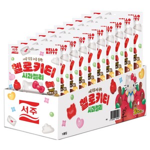 서주 헬로키티 사과젤리, 43g, 10개