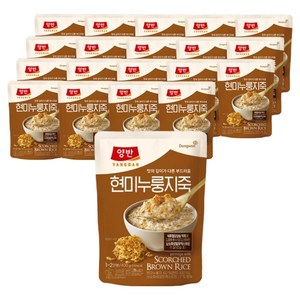 양반 현미 누룽지죽 파우치, 400g, 20개