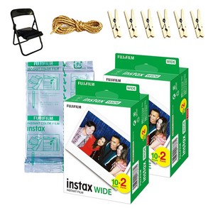 인스탁스 와이드필름 50p + 포토체어 랜덤발송 + 포토라인 세트