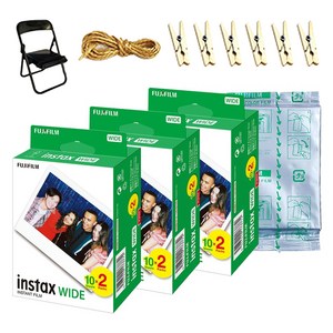 인스탁스 와이드필름 70p + 포토체어 랜덤발송 + 포토라인 세트