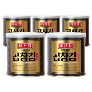 대천김 곱창캔김, 30g, 5개