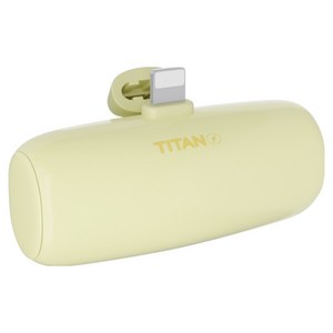 타이탄필름 도킹형 PD 20W 고속충전 일체형 휴대용 미니 보조배터리 4900mAh 8핀