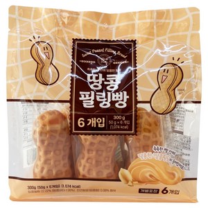 땅콩필링빵, 300g, 1개