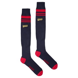 왓베이스볼 OSG Pro 스트라이프 야구 스타킹 양말, 네이비레드, FREE(250~2..., 1개