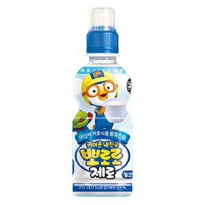 팔도 뽀로로 제로 밀크맛, 235ml, 24개