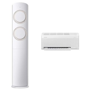 삼성전자 멀티형 에어컨, 3등급, 스탠드형 : 62.6㎡(19평) 벽걸이형 : 18.7㎡(5.7평), 제습 가능, 2025.03