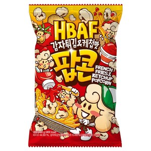 바프 감자튀김 앤 케첩맛 팝콘, 80g, 1개