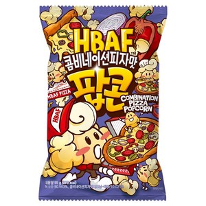 바프 콤비네이션피자맛 팝콘, 55g, 1개