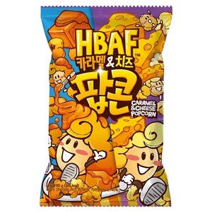 바프 카라멜 앤 치즈 팝콘, 80g, 1개