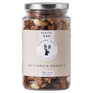 모던구루 멀티그레인 바닐라 수제 그래놀라, 230g, 1개