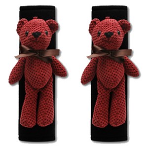 오토크루 동물 안전벨트인형 홍곰, 혼합색상, 2개