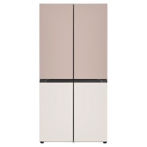 [색상선택형] LG전자 디오스 오브제컬렉션 613L 상냉장 하냉동 메탈 4도어 냉장고 Fit & Max 방문설치