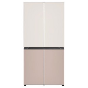 [색상선택형] LG전자 디오스 오브제컬렉션 613L 상냉장 하냉동 메탈 4도어 냉장고 Fit & Max 방문설치