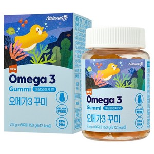 네추럴라이즈 오메가3 꾸미, 60정, 1개