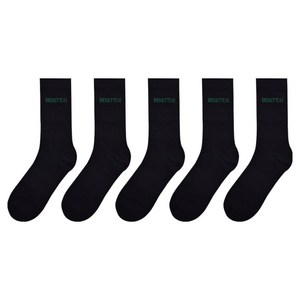 베네통 레터링 장목 5켤레