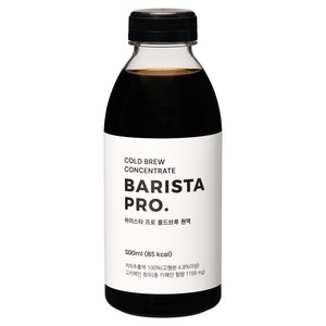 바리스타 프로 콜드브루 원액, 1개입, 500ml, 1개