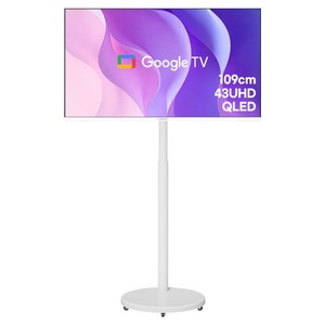 와이드뷰 4K UHD QLED TV, 109cm, 스마트 TV, 스탠드형, 고객직접설치