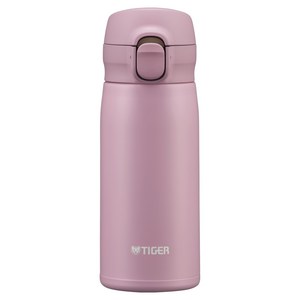 타이거 수퍼클린 원터치 진공 단열 보온보냉 텀블러 MKR-W035, 로즈 핑크, 350ml, 1개