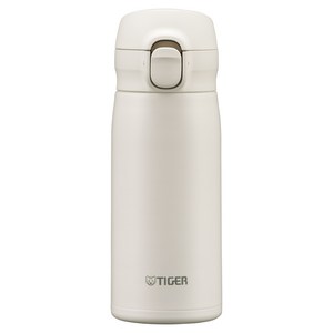 타이거 수퍼클린 원터치 진공 단열 보온보냉 텀블러 MKR-W035, 셸 화이트, 350ml, 1개