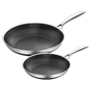 쿡셀 인덕션 세라믹 블랙에디션 프라이팬 세트 2개