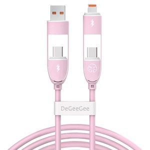 디지지 크레용 LED 60W 4IN1 초고속 멀티 충전 케이블