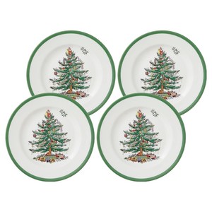 스포드 포트메리온 크리스마스트리 중접시, 혼합색상, 19cm, 4개