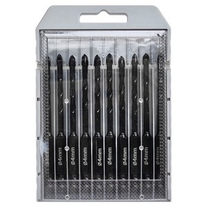 바벨롭 콘크리트 타일 목공 유리 다용도 만능 드릴 비트 4mm 10p, 1개