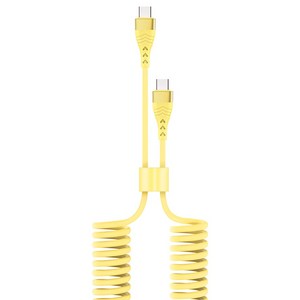 스마텍 C타입 초고속 충전 스프링 케이블 STCB-S1 CC