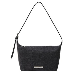 랩 여성용 심플 데님 숄더백