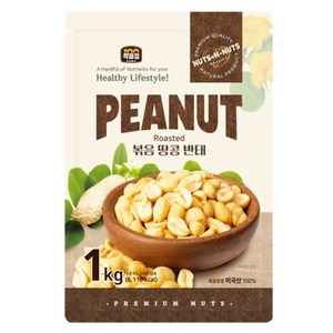 너츠앤너츠 볶음 땅콩 반태, 1kg, 1개