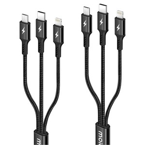 모잇 3in1 멀티 고속충전 케이블